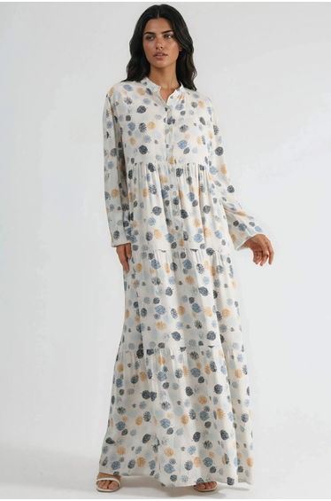 Comfortable Patterned Maxi Dress