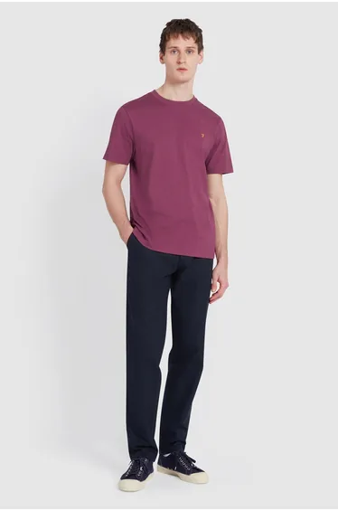 Danny Short Sleeve Tee Regular Mulberry