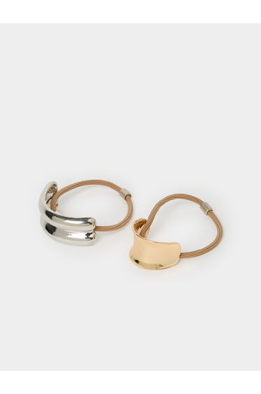Pack of 2 - Metal Hair Tie