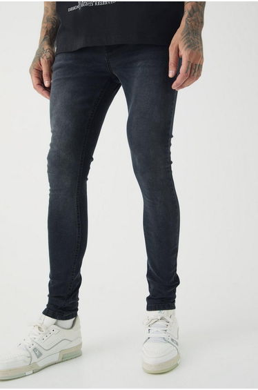 Tall Super Skinny Stretch Jean - washed black