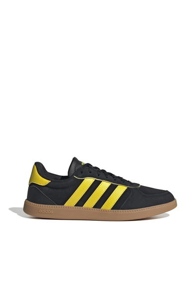 Adidas Womens/Ladies Sleek Suede Trainers - Black/Yellow/Gum