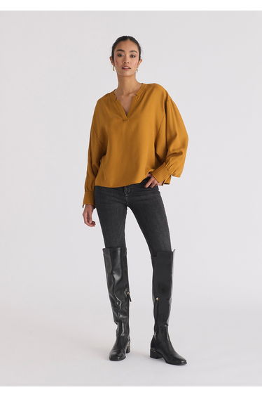 Batwing Lyocell Blouse
