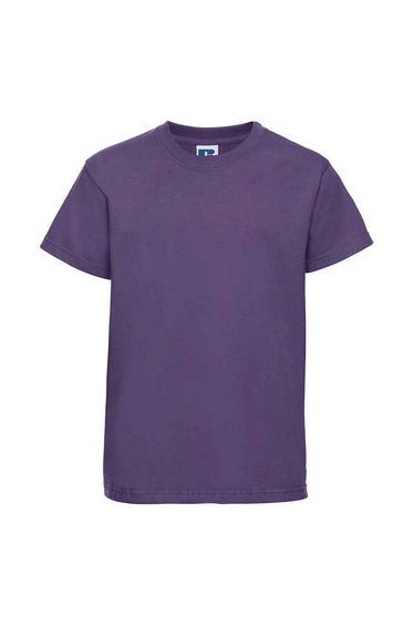 Jerzees Schoolgear Childrens/Kids Classic Plain Ringspun Cotton T-Shirt - Purple