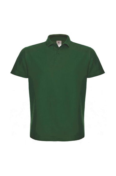 B&C Mens ID.001 Cotton Polo Shirt - Bottle Green