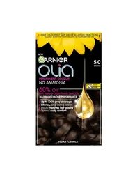 Garnier Olia Permanent Hair Dye No Ammonia Long Lasting 5.0 Brown