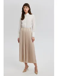Touché Pleated Midaxi Skirt - 1