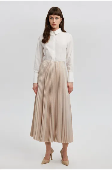 Touché Pleated Midaxi Skirt