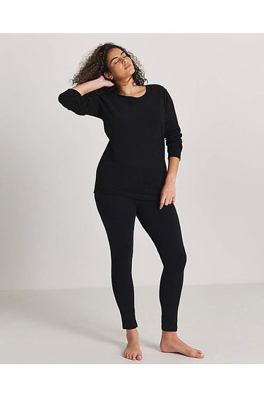 Thermal Brushed Fleece Long Sleeve Top
