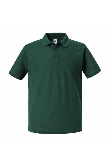 Russell Mens Authentic Eco Polo Shirt - Bottle Green