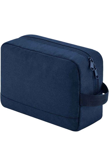 Bagbase Unisex Adult Essentials Recycled Toiletry Bag - Navy