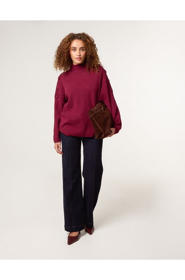 Button Shoulder Jumper