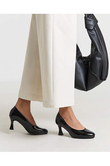 Court Shoe Heel Wide Fit