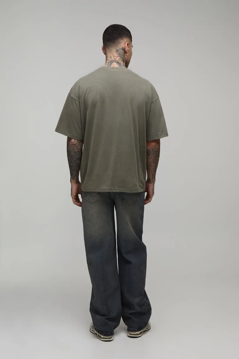 Tall Relaxed Tinted Jeans - light brown - 2