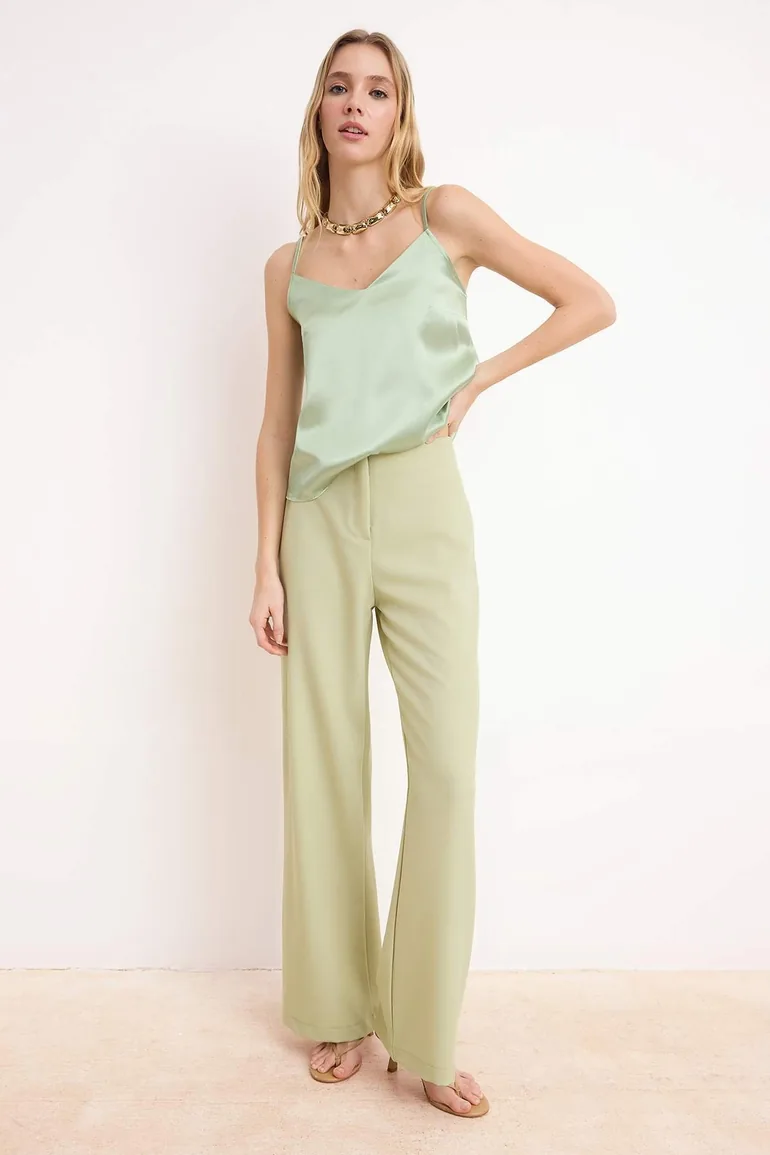 Mint Woven Bottom - Top Set