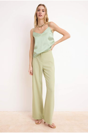 Mint Woven Bottom - Top Set