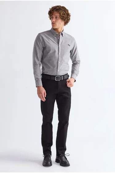 Metal Loop Belt Black