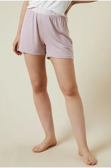 Hugo Unite Logo Waistband Shorts Pink