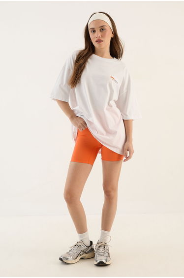 DSGN Studio Outdoors Printed Oversized T-Shirt - white
