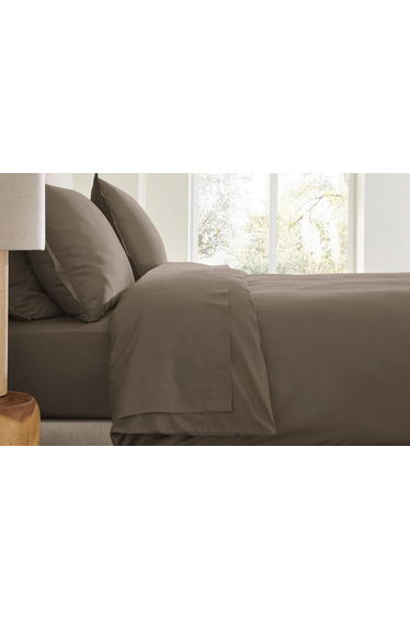 Saria Washed Cotton Sateen Duvet Cover