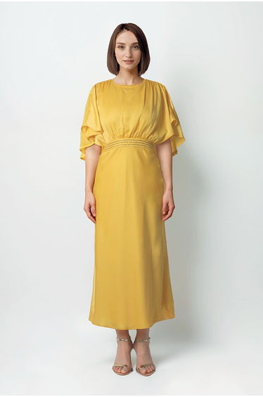 embellished belted dress