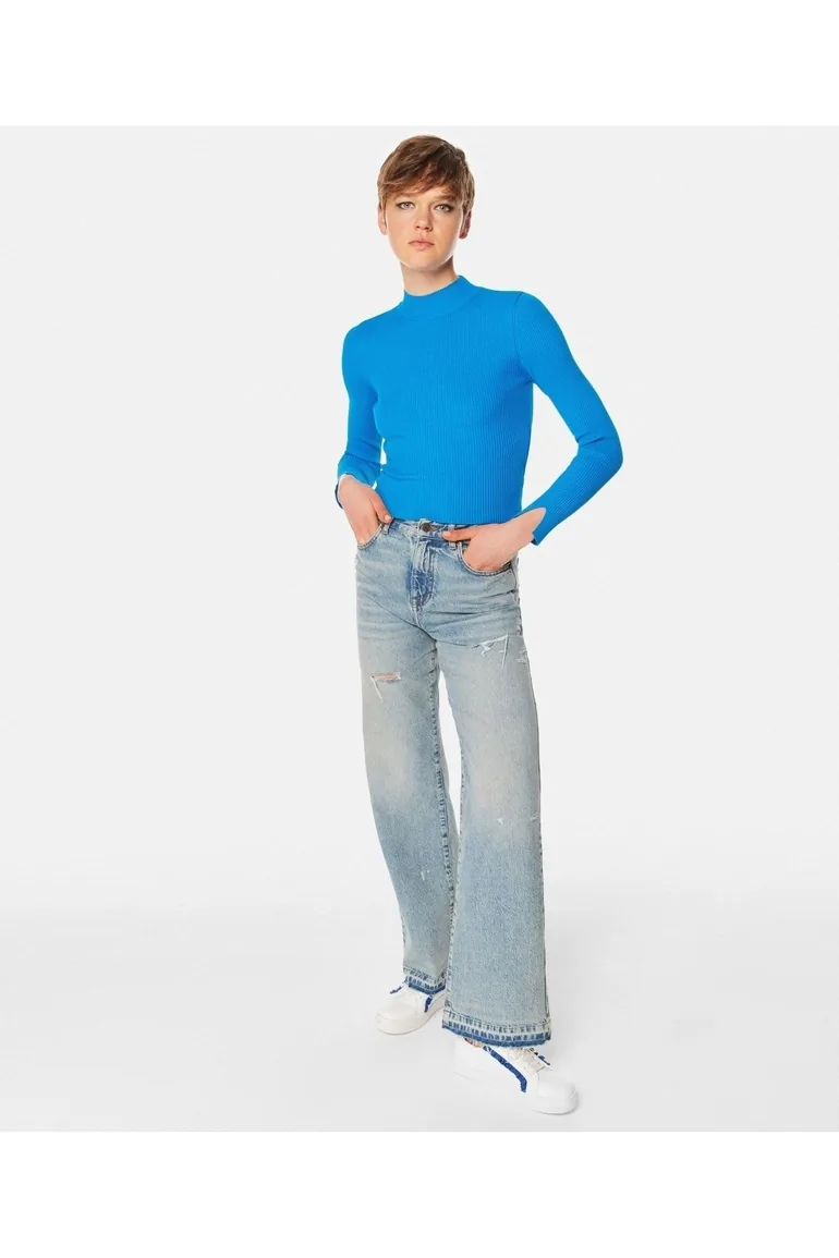 Sweater - Blue - Slim fit