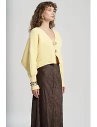 MAI STUDIOS Eubah Seersucker Affected Maxi Satin Skirt - 3