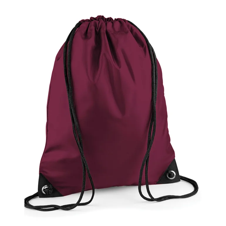 Bagbase Premium Drawstring Bag - Burgundy