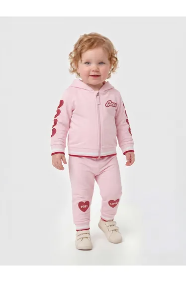 Guess Baby Girls Love Tracksuit in Pink