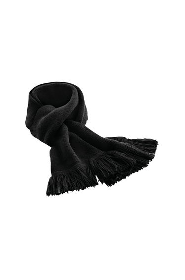 Beechfield Unisex Adult Classic Knitted Winter Scarf - Black