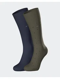 Pack of 2 Pairs of Plain Crew Socks - 1