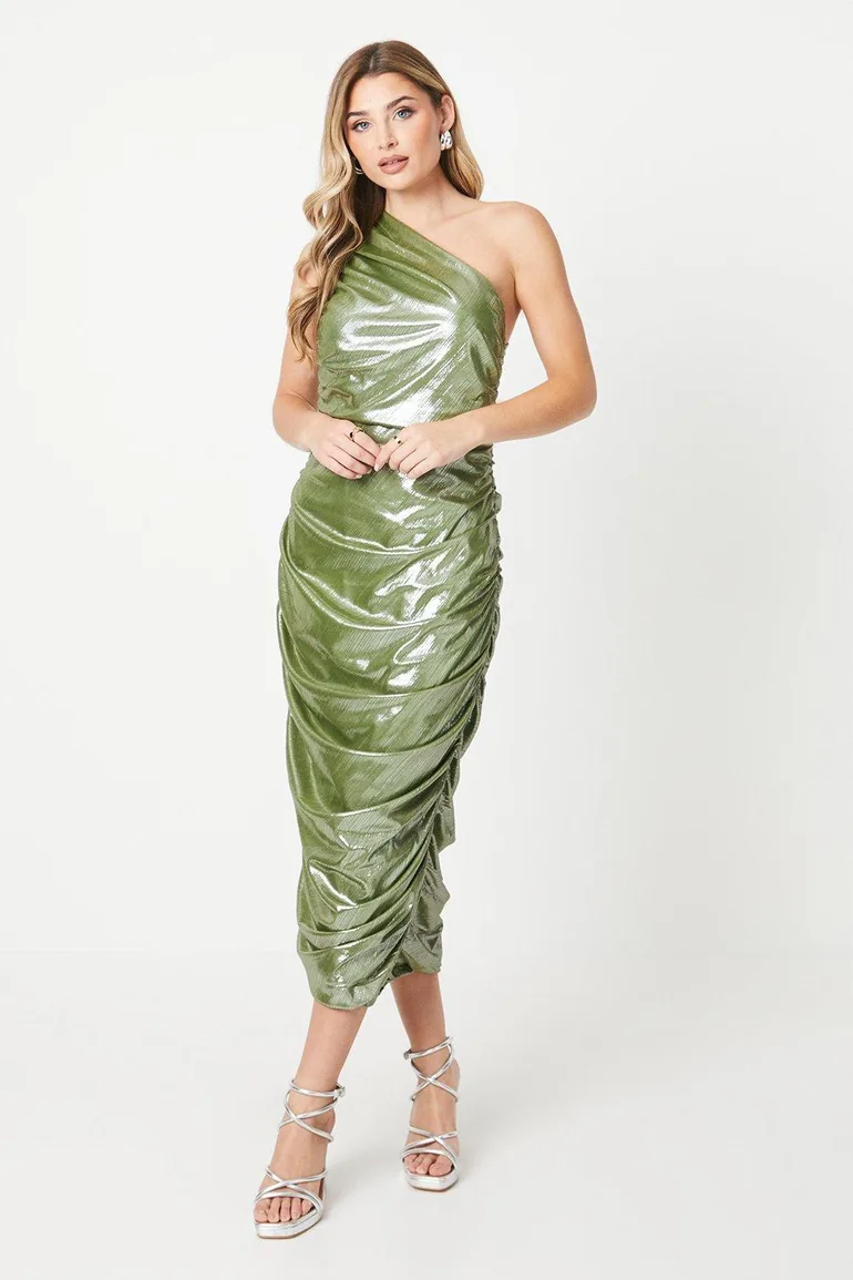 open lace back dress Ellison Metallic Rib Knit Dress – Retrofete