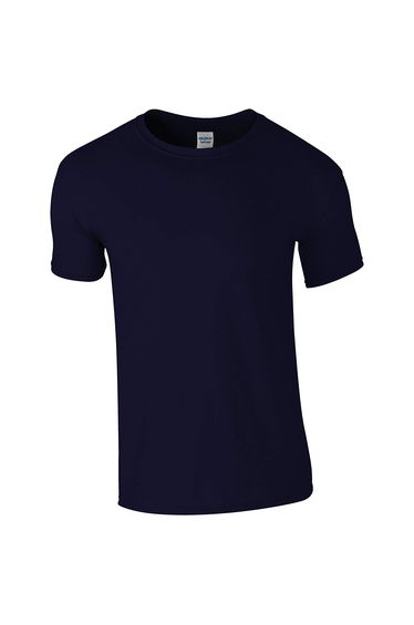 Gildan Mens Short Sleeve Soft-Style T-Shirt - Navy