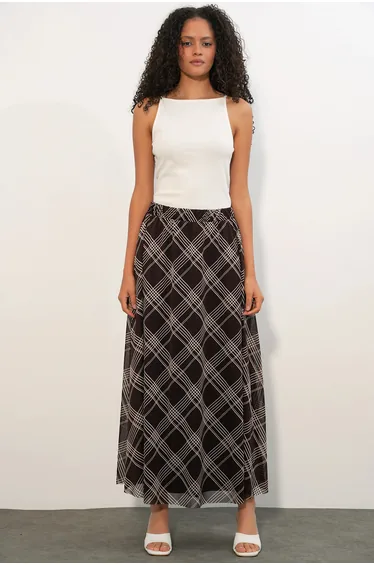 BDART Floral High Waist Maxi Skirt