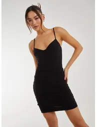 Cupped Corset Slinky Dress - 3