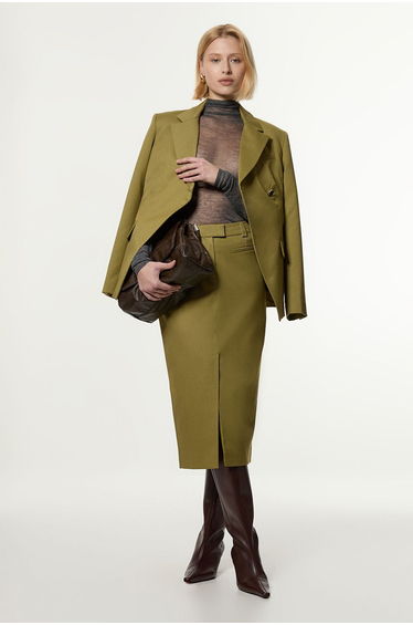 Tall Soft Structured Tailored Pencil Skirt
