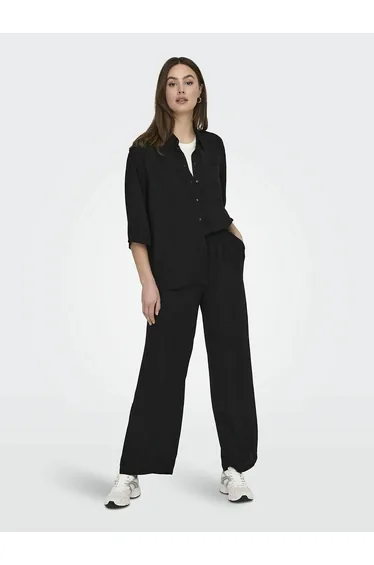 Wide Leg Trousers with High Waist