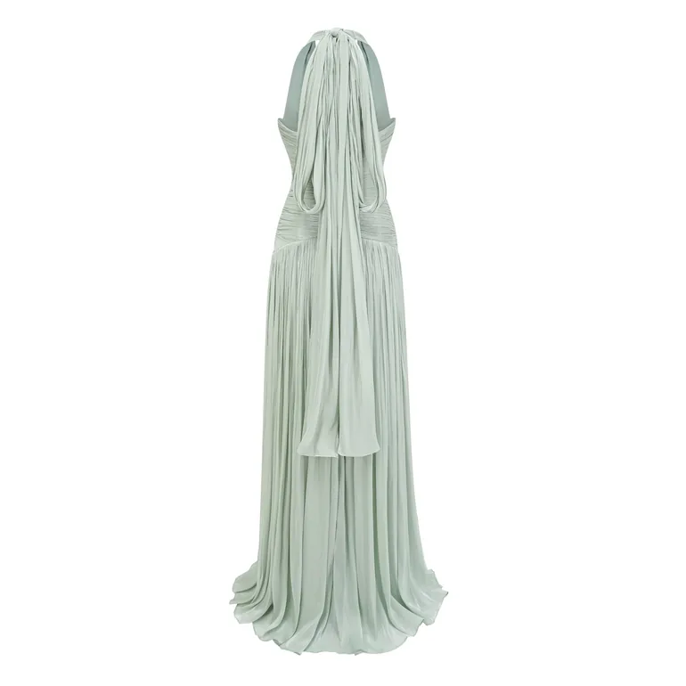Uranie Mint Green Gathered Maxi Dress Miss Rosier : Premium Dresses : VogaCloset Libya Uranie Mint Green Gathered Maxi Dress Miss Rosier : Premium Dresses : VogaCloset Libya