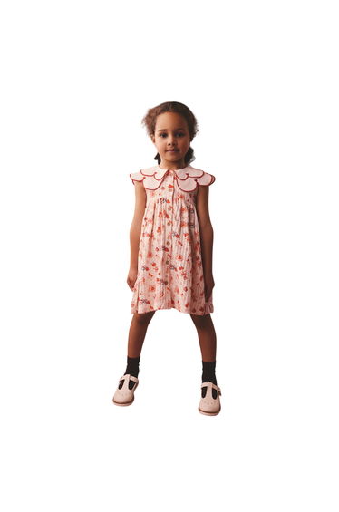 Cath Kidston Girls Collared Casual Dress - Red