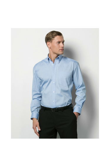 Kustom Kit Mens Long Sleeve Corporate Oxford Shirt - Light Blue product thumbnail 3