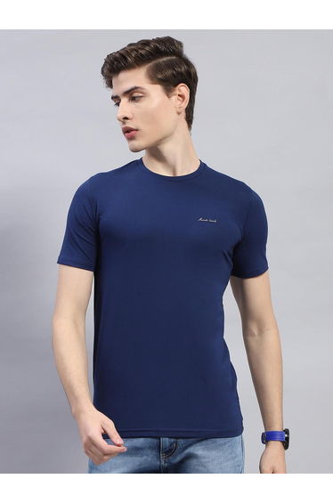 Slogan Print Round Neck Short Sleeve T-Shirt