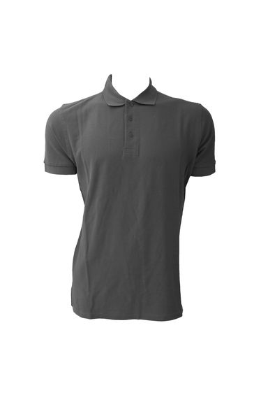 Jerzees Colours Mens Ultimate Cotton Short Sleeve Polo Shirt - Titanium