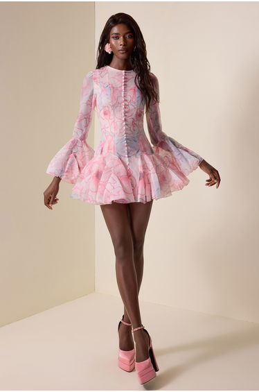 Mélusine Floral Mini Dress