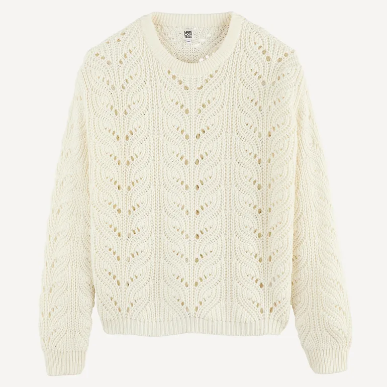 Openwork Crew Neck Jumper/Sweater