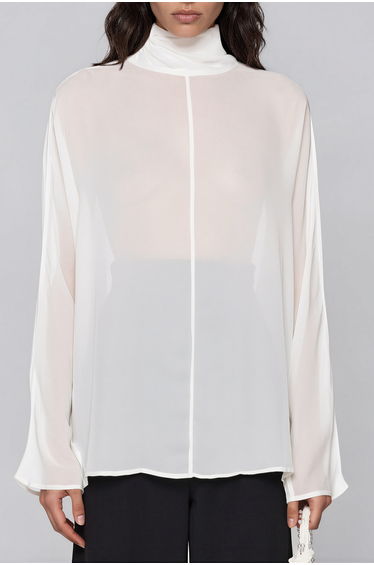 Foster High Neck Mesh Top