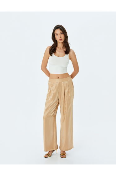 Palazzo Satin Trousers