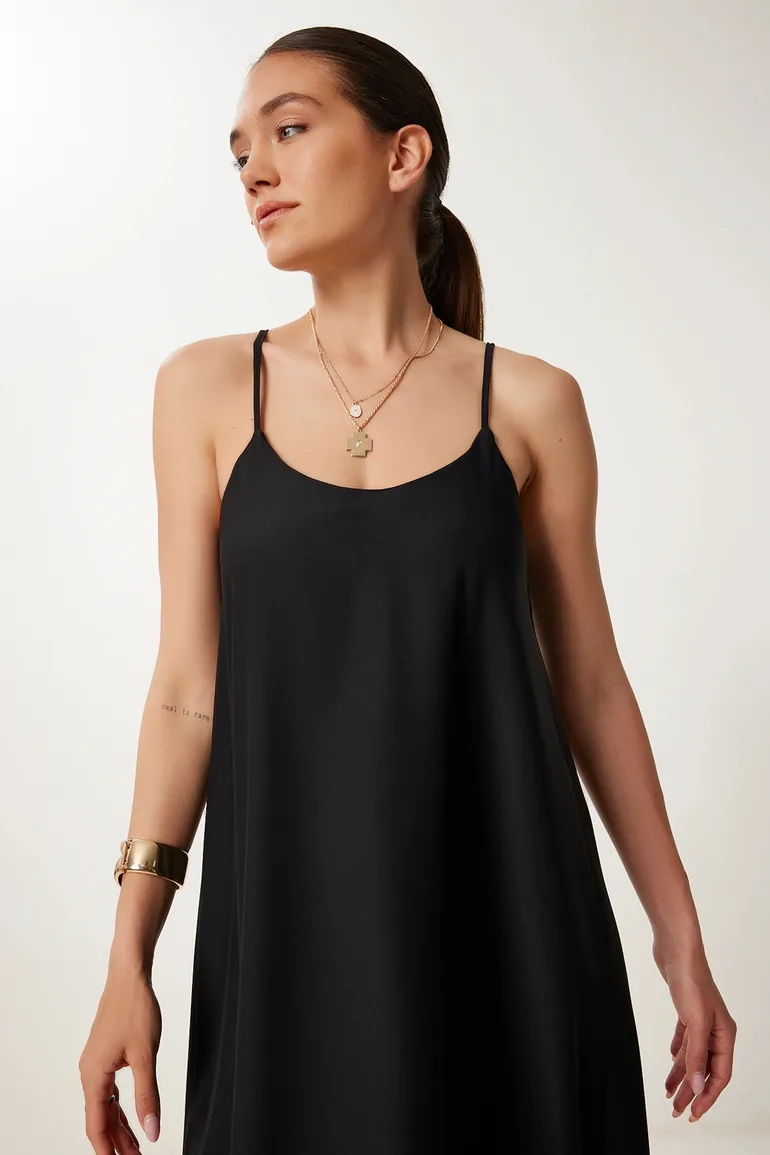 ISTANBUL Sleeveless U Collar Maxi Dress - 3