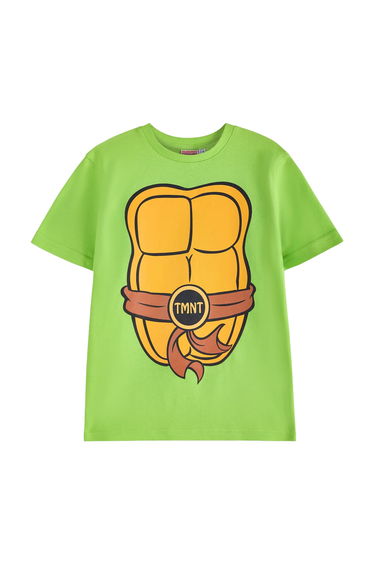 Teenage Mutant Ninja Turtles Boys Cosplay Short-Sleeved T-Shirt - Green