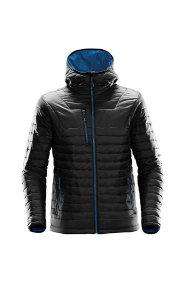 Stormtech Mens Gravity Thermal Padded Jacket - Black/Marine Blue