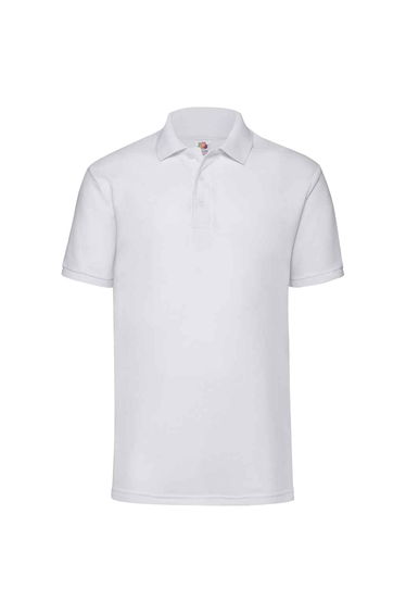 Fruit of the Loom Mens 65/35 Polo Shirt - White