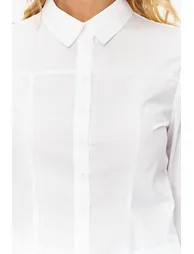 Ecru Fitted Woven Shirt - 4